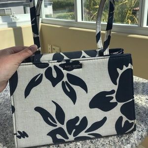 Kate Spade hibiscus flower tote